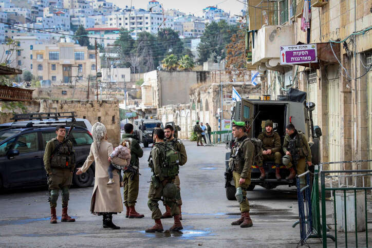 כוחות צה"ל בחברון. | ויסאם השלמון/פלאש90