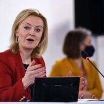 שרת החוץ הבריטית אליזבת טראס. | AFP