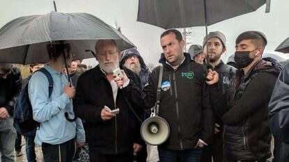 אזכרה ליהודה דימנטמן ז"ל במקום הפיגוע בחומש. | טל קושניר