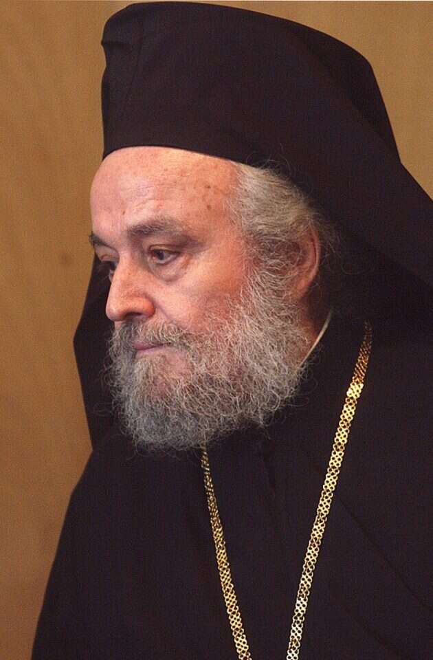 הפטריארך אירינאוס. | פלאש 90