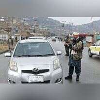 מאז נסיגת כוחות ארה"ב, המדינה קורסת במהירות אדירה. נקודת בידוק של טליבאן בקאבול, השבוע | איי.אף.פי