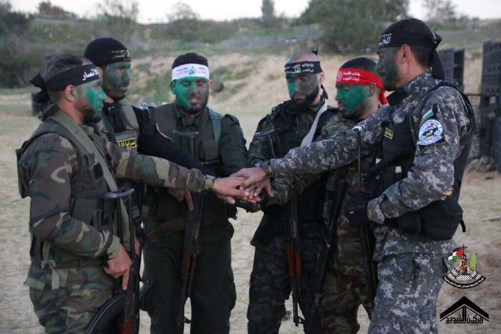 פלגים שונים של ארגוני הטרור בעזה בתרגיל משותף פלגים שונים של ארגוני הטרור בעזה בתרגיל משותף