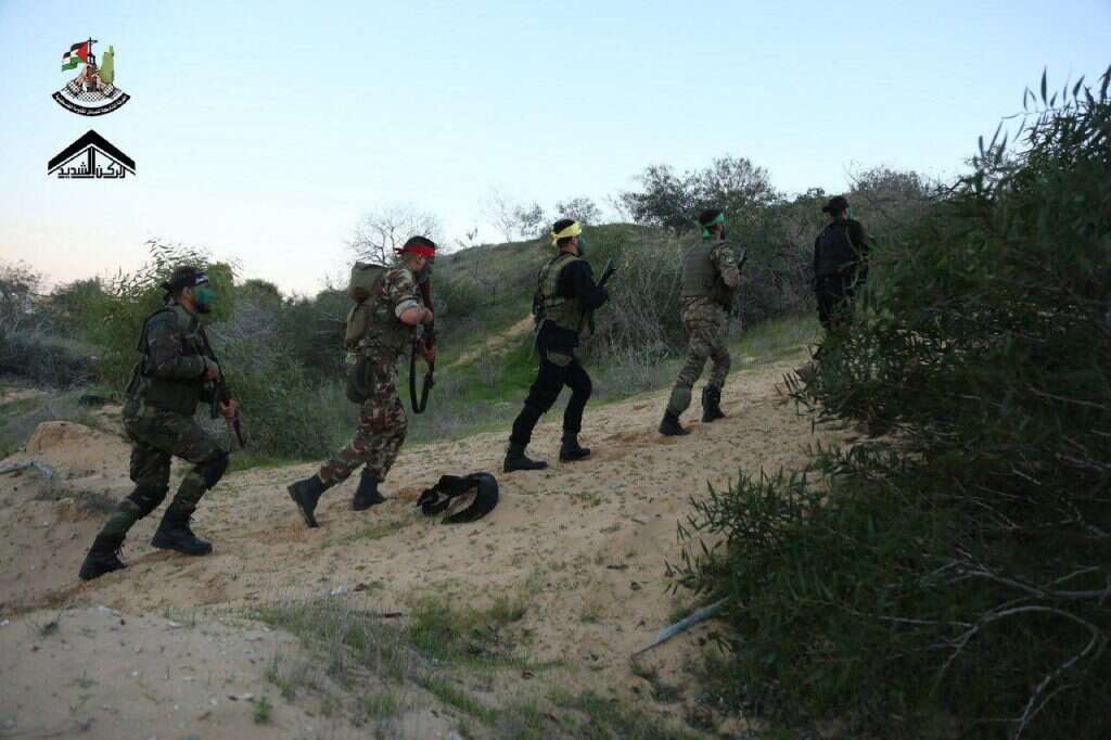 פלגים שונים של ארגוני הטרור בעזה בתרגיל משותף פלגים שונים של ארגוני הטרור בעזה בתרגיל משותף