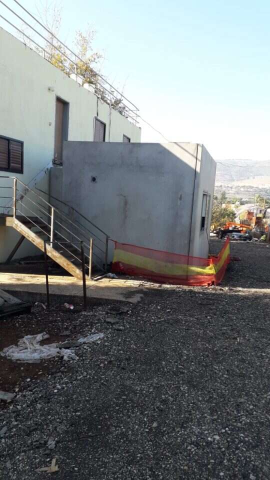 תמונות מהעבודות בכפר יובל. | אגף ההנדסה והבינוי, משרד הביטחון