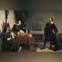 גליליי מול האינקוויזיציה ברומא. ציור: כריסטיאנו באנטי, 1857