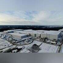 מפעל הסוללות של נורת'וולט בשוודיה. | AFP