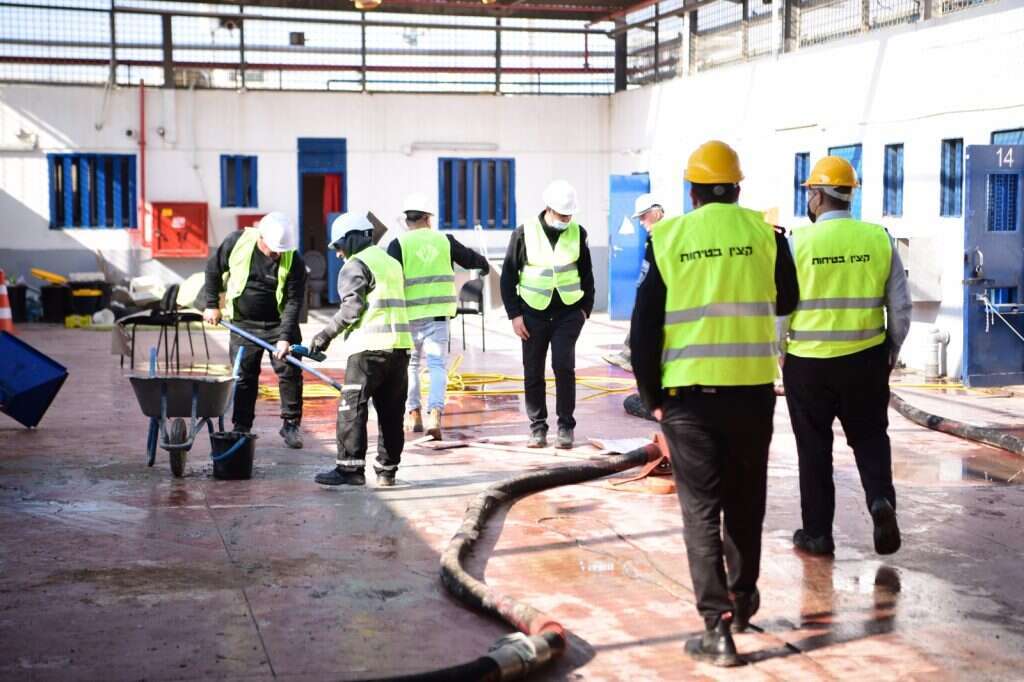 מיגון כלא גלבוע. | דוברות שב"ס מיגון כלא גלבוע. | דוברות שב"ס