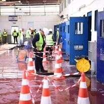 העבודות למיגון כלא גלבוע. | דוברות שירות בתי הסוהר
