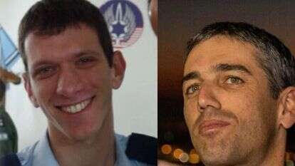 סא"ל ארז שחייני ז"ל ורס"ן חן פוגל ז"ל. צילומים: באדיבות המשפחות