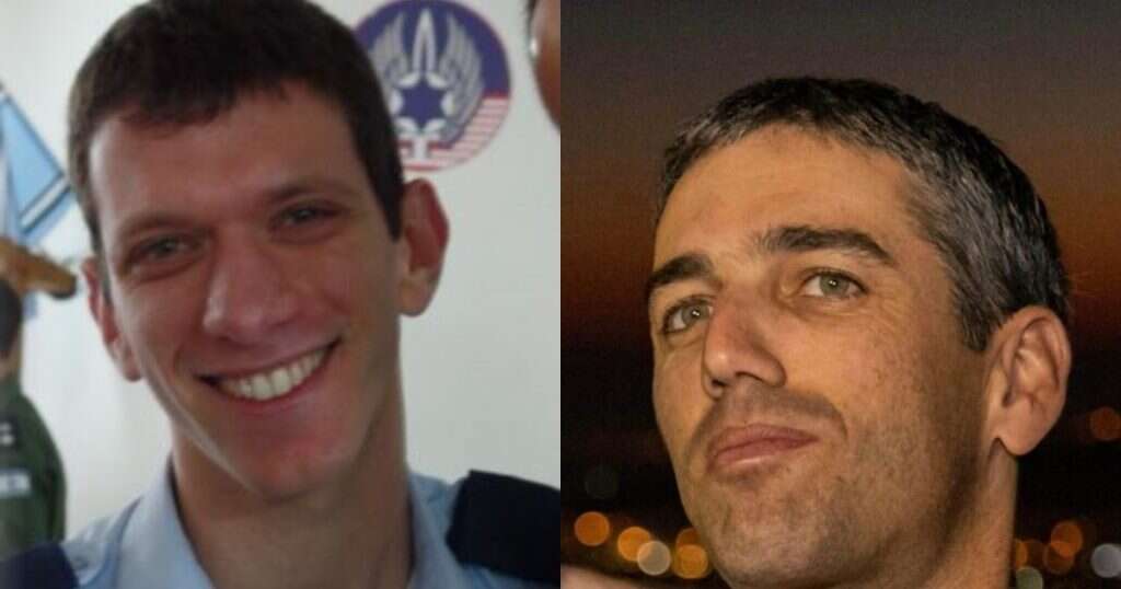 סא"ל ארז שחייני ז"ל ורס"ן חן פוגל ז"ל. צילומים: באדיבות המשפחות