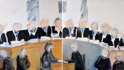 עמי שנער, "פה אחד", אקריליק על בד, 2020 עמי שנער, "פה אחד", אקריליק על בד, 2020