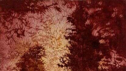 הדר גד, "האם כל מה שכאן #8 ", שמן ועפרונות על בד, 2017