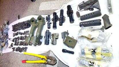 הנשק שנתפס. | דוברות המשטרה