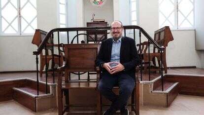 הרב מנדי חיטריק. | גטי אימג'ס