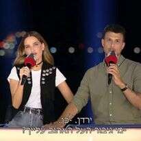 אסי עזר ורותם סלע בשידור של נינג'ה ישראל, אתמול. | מסך, מאקו