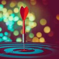 חץ במטרה. שאטרסטוק חץ במטרה. שאטרסטוק