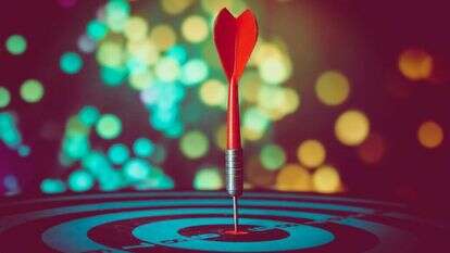 חץ במטרה. שאטרסטוק