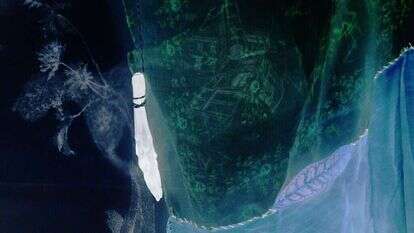 הדס דוכן, רקמת לילה, 2020. הוצגה בוילה גלריה לאמנות עכשווית, מכללת אמונה. אוצרת: הדסה כהן