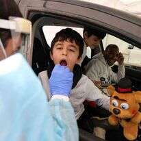 בדיקת קורונה בירושלים. | AFP