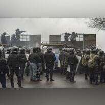 המהומות בקזחסטן. | EPA