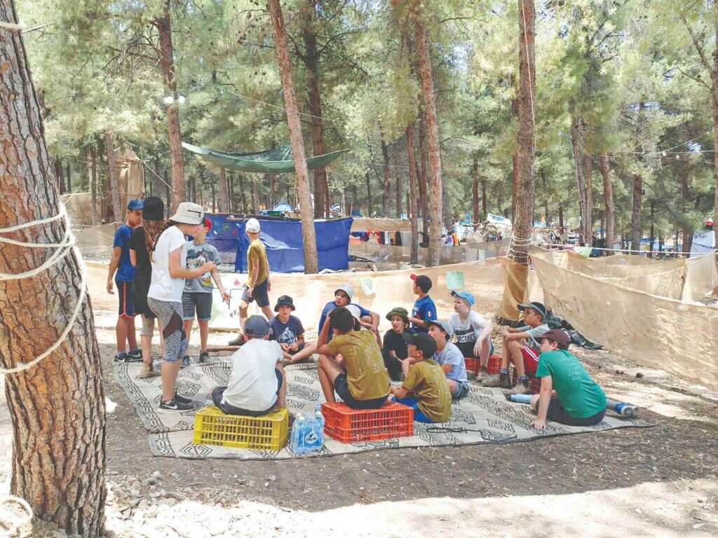 מחנה של תנועת הצופים. | באדיבות תנועת עדת הצופים