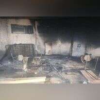 בית הכנסת שהוצת. | כיבוי אש