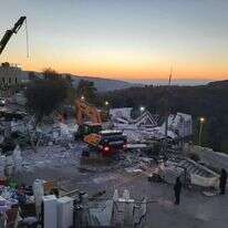 לאחר ההריסה. | הרשות לאכיפה במקרקעין