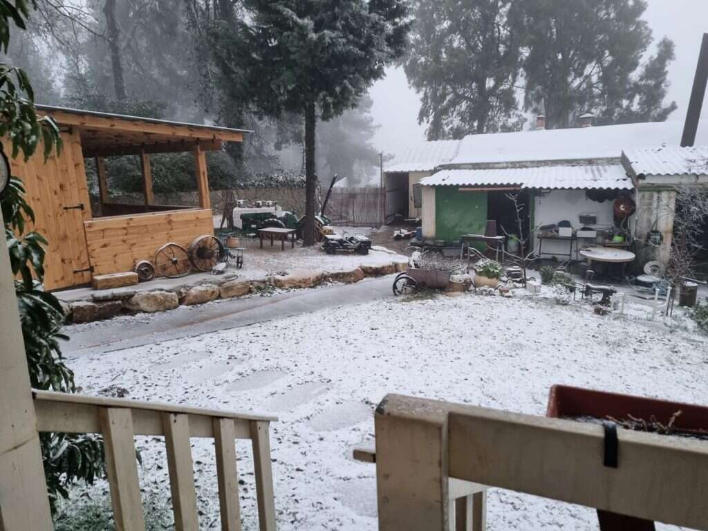 שלג במנרה. | מוטי שי