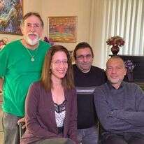 מימין: גיא לוי, משה מלל, עדי סבו ומושיק קוברסקי. | באדיבות המצולמים