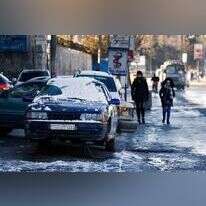 הרחובות המושלגים של דמשק, השבוע. | AFP הרחובות המושלגים של דמשק, השבוע. | AFP
