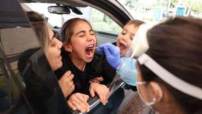 בדיקת קורנה. | AFP