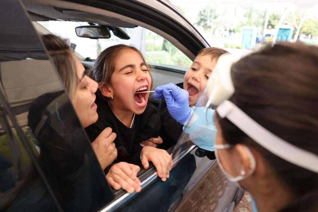 בדיקת קורנה. | AFP