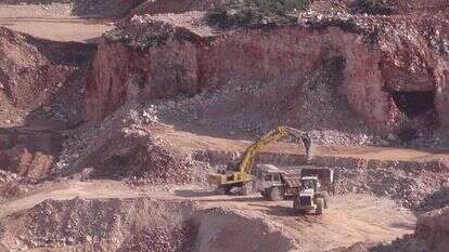 מחצבת שיבתין הבלתי חוקית ליד היישוב נילי. | גלעד אך הפורום לישראל ירוקה