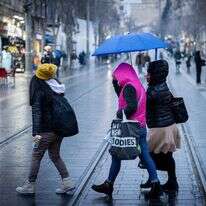 מזג אוויר סוער בירושלים, השבוע. | יונתן זינדל/פלאש90