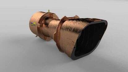 תמונה של הטלסקופ. קרדיט תמונה: אלביט