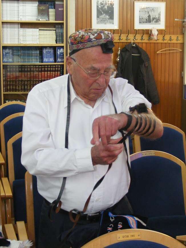 בבר־מצווה של נכדו, 2003. | באדיבות המשפחה בבר־מצווה של נכדו, 2003. | באדיבות המשפחה