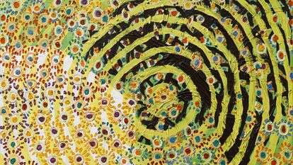 שעשועון מבוכי בין יקומים מקבילים. ידיד רובין, ללא כותרת, שמן על בד, 2007. | באדיבות גלריה שלוש לאמנות עכשווית