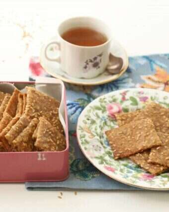 עוגיות בריאות עם קוואקר ופשתן. | אפרת ליכטנשטט