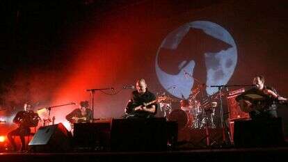 הופעה של "נקמת הטרקטור" במחווה לר' אבן עזרא בפסטיבל העוד הבינלאומי, 2009. | Shimi Nachtailer, באדיבות בית הקונפדרציה