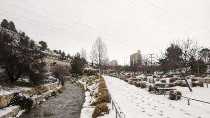 בוקר לבן ומושלג בירושלים. | ישי פלג בוקר לבן ומושלג בירושלים. | ישי פלג
