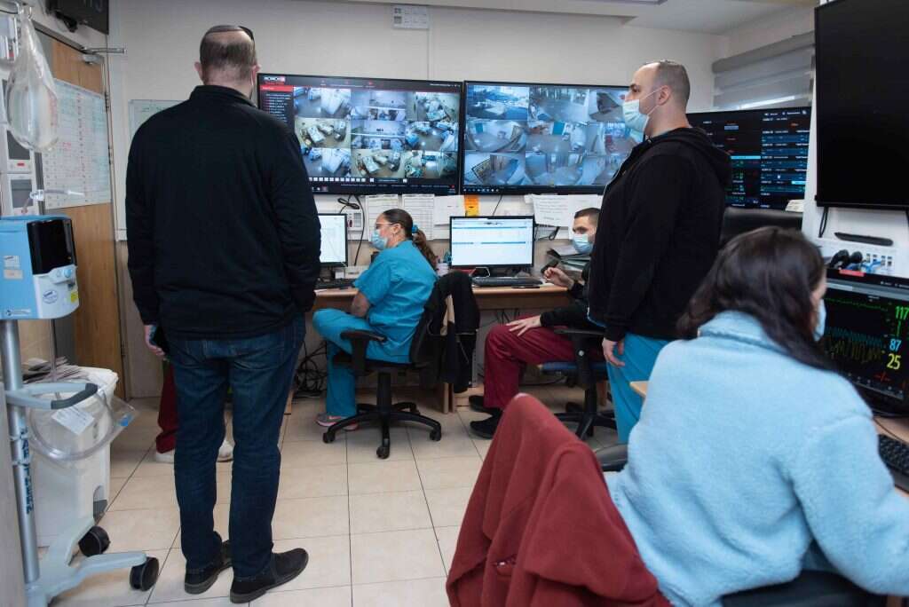 חמ"ל הקורונה המרכזי ברמב"ם. | יאיר קראוס