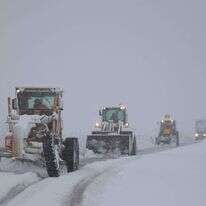 מפלסות שלג ברמת הגולן. | מאור קינסבורסקי פלאש 90