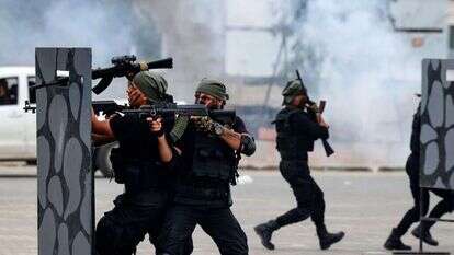 שוטרי חמאס ברצועת עזה. | AFP