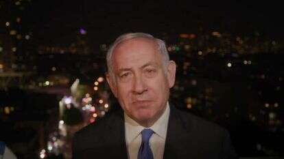 מסך מתוך השידור החי בפייסבוק של יו"ר האופוזיציה, בנימין נתניהו