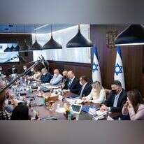 ישיבת ממשלה במשרד ראש הממשלה בירושלים. | יונתן זינדל, פלאש 90