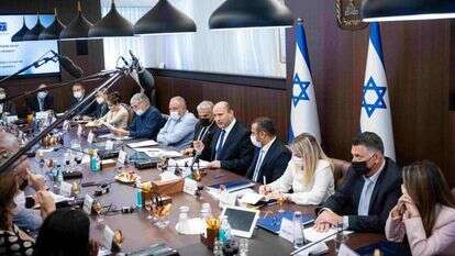 ישיבת ממשלה במשרד ראש הממשלה בירושלים. | יונתן זינדל, פלאש 90