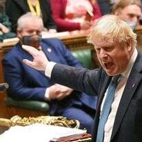 ג'ונסון בשעת השאלות והתשובות. ווסטמינסטר. | איי .אף. פיי