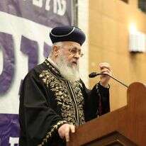 הרב הראשי לישראל הרב יצחק יוסף. כינוס אלף הרבנים. | שלומי כהן