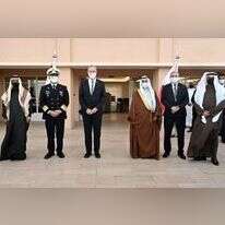 בני גנץ בבחריין. | אריאל חרמוני / משרד הביטחון