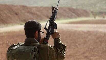 לוחם בגדוד נצח יהודה. | יעקב נאומי/פלאש90